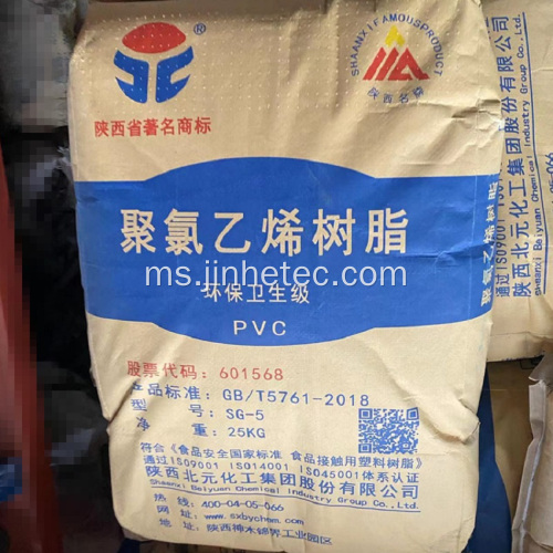 Beiyuan PVC Resin K66-68 untuk Industri PVC
